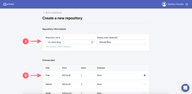 prismic screenshot new repository